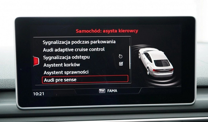 Audi A5 cena 149850 przebieg: 155800, rok produkcji 2018 z Polanica-Zdrój małe 704